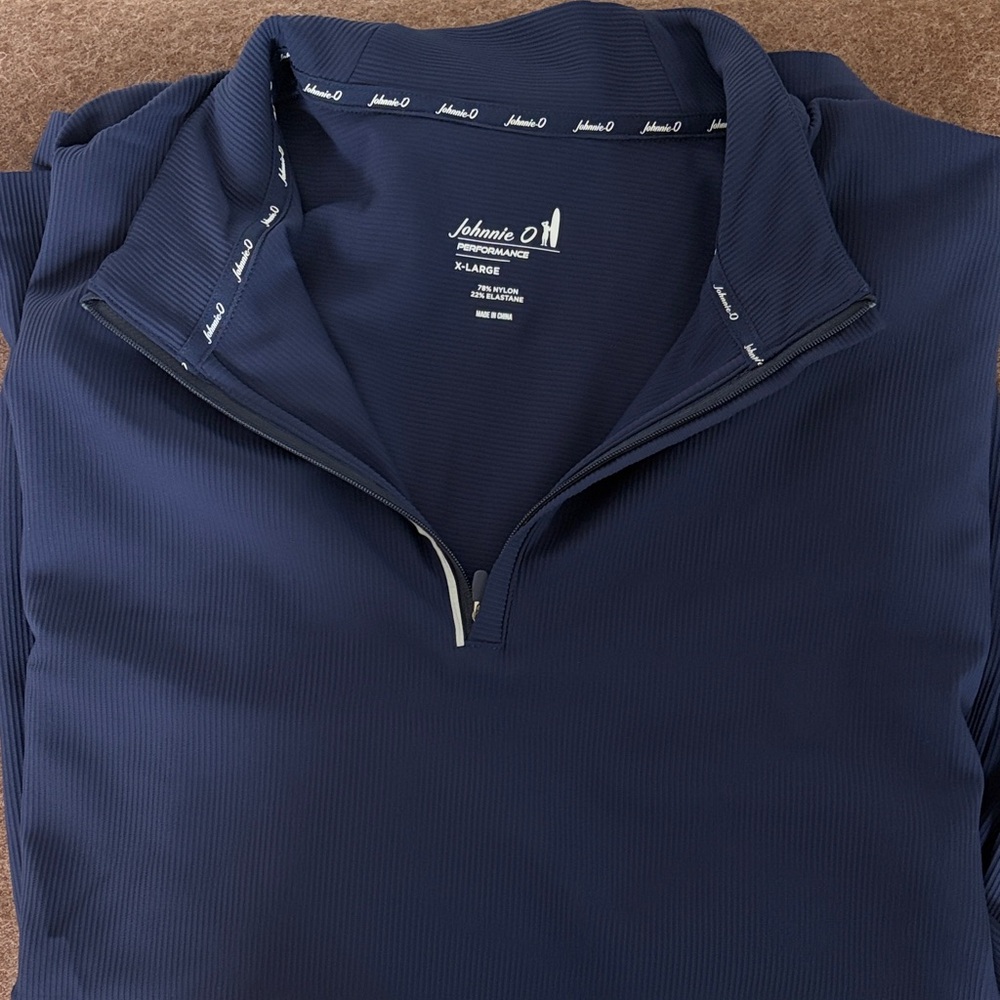 Johnnie-O Deep Blue Half-Zip Pullover